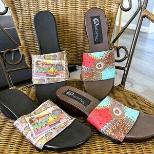 Bundle Two pairs of Sandals Onesole Women's Shoes Sz 8 Wedge Sandals NWOB
